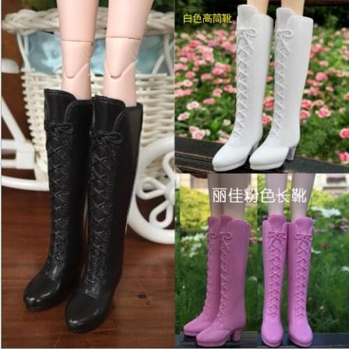 Fashion High Heel Shoes For Blyth Dolls 1/6 Fashion Boots For Licca Doll Mini Shoes For Momoko 1/6 BJD Doll Accessories