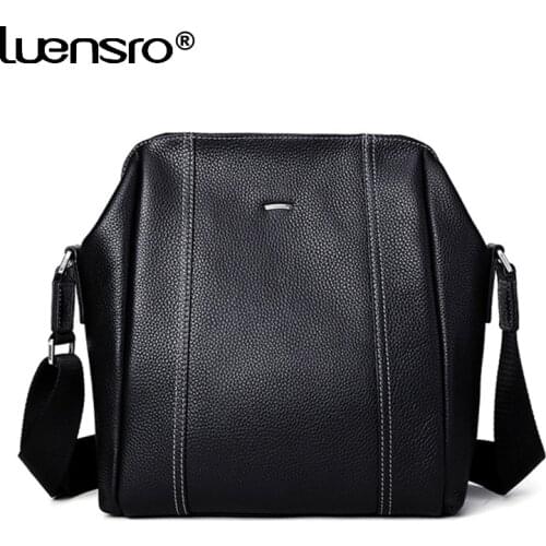 2021 New Design Men Crossbody Bag Genuine Leather Male Shoulder Bags Korean style Fashion Men Bags Casual Small Messenger Bag