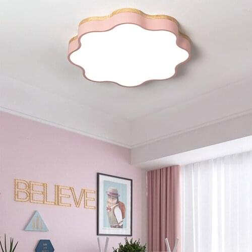 Nordic designer creative macaron ceiling lamp simple modern bedroom study childrens room lamps
