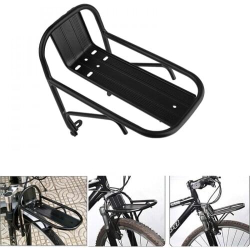 Aluminum Alloy Bicycle Front Carrier Rack Panniers Bag Luggage Rack Trunk Mtb Road Cycling Support Bike Rack for Bicycle Parts
