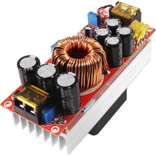 1800W 40A CC CV Boost Converter DC-DC Step Up Power Supply Adjustable Module DC 10V-60V to 12V-90V DIY kit Electric Unit Modules