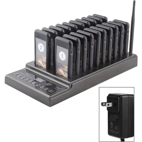 SU-68Z Wireless Calling Pod System Restaurant Pager 999 Channels 1KM Waiter Pager Call Customer For Hospital Coffee Shop