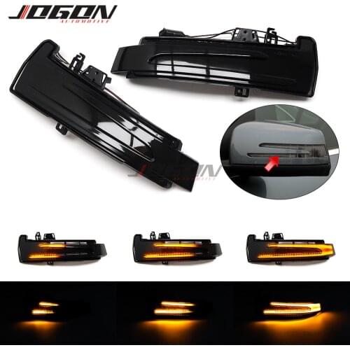 Smoked For Benz A B C E S CLA GLA CLS Class W176 W246 W204 W212 C117 X156 Side Mirror Indicator Dynamic Turn Signal LED Light