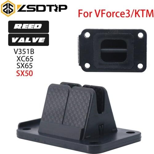 ZSDTRP For Motorcycle VForce3 V351B Reed Valve KTM XC65 2008-2009 SX65 1998-2017 SX50 2003-2008 Carbon Fiber Reed Valve System