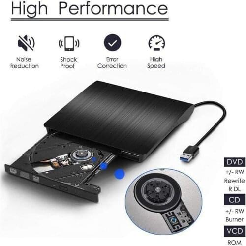 External Optical Drive Burner For CD/DVD/CD-R For USB 3.0 External For DVD Burner For XP For WIN7/WIN8 For CDRW Drop Shipping