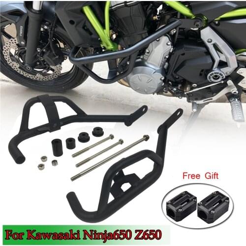 Z650 Ninja650 Engine Guard Crash Bar Motorcycle Accessories Bumper Falling Protection for 2017 2018 Kawasaki Ninja 650 Parts