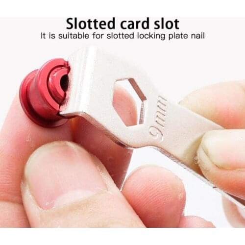 VXM Mountain Bike Sprocket Wheel Nail Wrench Tool Bicycle Repair And Modification Disassembly Fixed Sprocket Flat Screw Wrench
