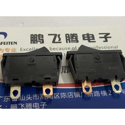 1PCS Japan ALPS SDDJF1A100 small thin rocker switch 2 feet 2 gear rocker power switch 10A250V