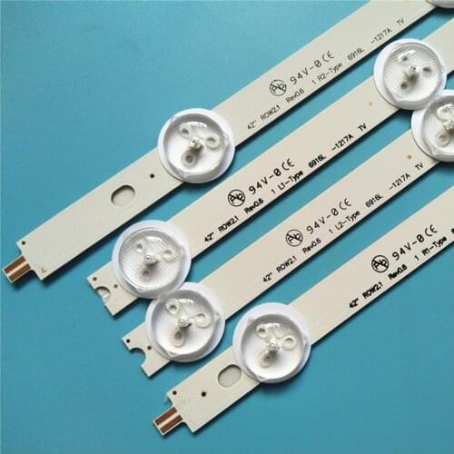 10 Lamps 820mm LED Backlight Strip Kit For LG 42LN5700 42LN5710 42LN570 42 inchs TV Array LED Strips Backlight Bars Light Bands