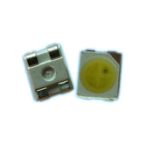 100pcs smd 3528 bicolor biocolor led diode yellow@white color