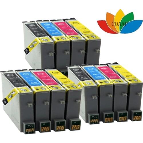 12x T0611 T0612 T0613 T0614 Ink Cartridge For Stylus D68 D68PE D88 D88Plus DX3800 DX4200 DX4800 DX3850 DX4250 DX4850 printer