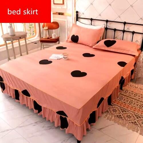 2020 Soft Lace Bed Skirt Thick New Bed Cover Skirt 1 pcs King Queen Pad Bedspread Not Including Pillowcase