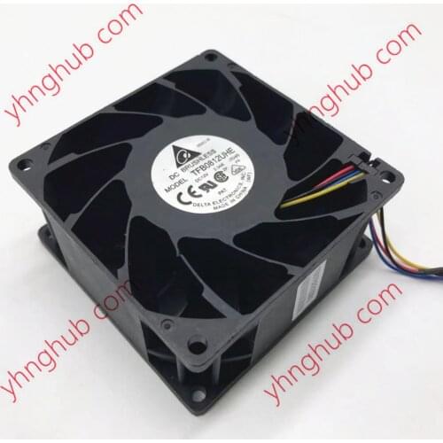 Delta Electronics TFB0812UHE 7D46 Server Cooling Fan DC 12V 2.34A 80X80X38mm 4-wire