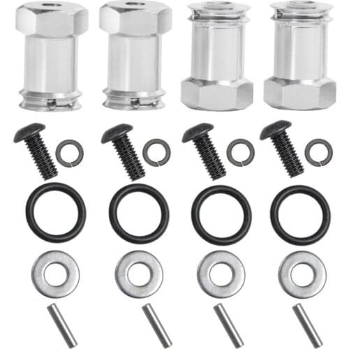 4PCS 12mm Wheel Hex Hub w/ 20mm Extension Adaptors for SCX10 WRAITH RC Crawler #B