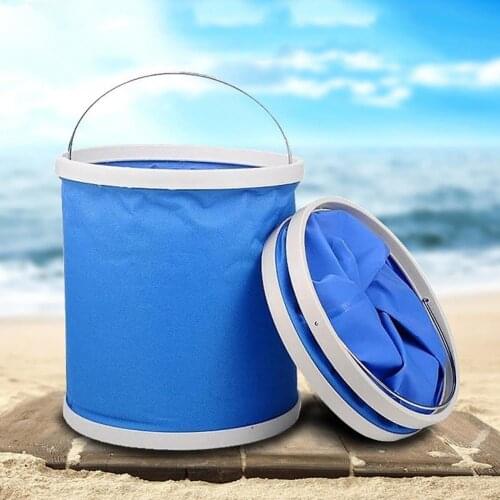 80% Hot Sale 11L Portable Folding Outdoor Camping Plastic Water Bucket Bottle Accessory