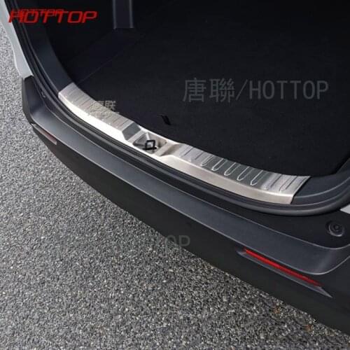 Stainless Built In Rear Bumper Sill Carbon Fiber Inner Rear Boot Trunk Bumper For Toyota Rav4 Rav 4 2019 2020
