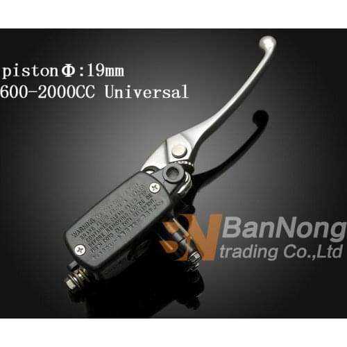 Free shipping piston 19mm brake pump Master Cylinder For Honda CB400 FJS400 600 CBR400 CB600F CB900F Honrent CB750 CB1000 CB1300