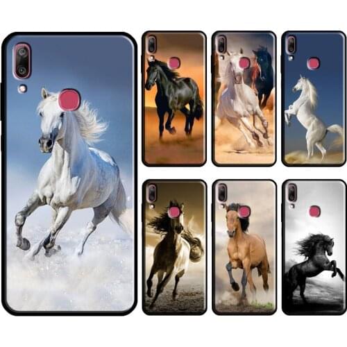 Running horses For Huawei Y3 Y5 Y6 Y7 2017 2018 Y9 Prime 2019 Y7A Y6P Y5P 2020 Nova 5T 2i 3i Phone Case