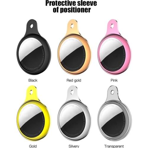 Case Compatible with AirTags Silicone Case with Finder Keychain Ring Protector Cover for AirTags Bluetooth MUMR999