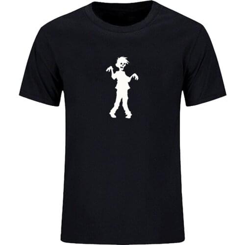Mens T-shirt Boys kiss girls short sleeve summer T-shirt funny funny zombie people JDM funny