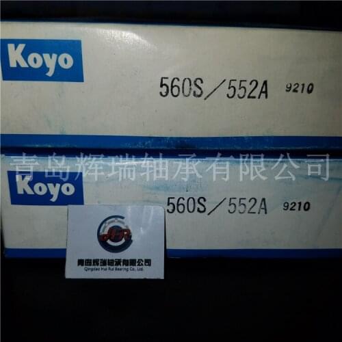 Koyo British tapered roller bearing 560S/552A 66.675X123.825X38.1mm