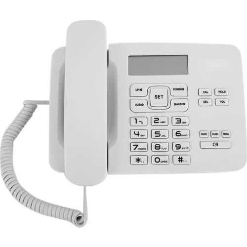 KX-T7001 Corded Phone With Caller ID FSK/DTMF Dual System Calendar LCD Display For Home Office Desktop landline telephone