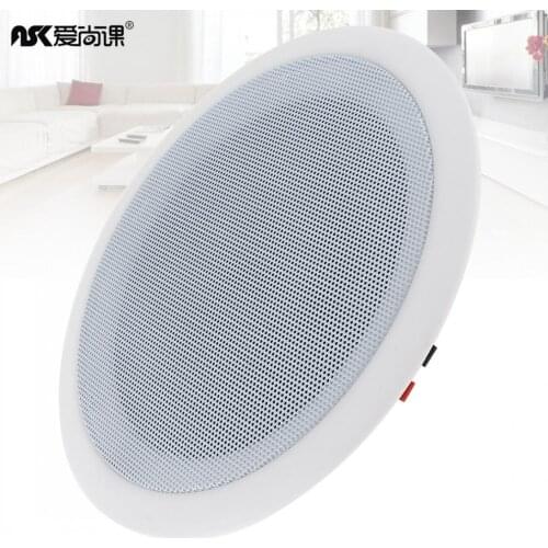 Wall-mounted Ceiling Speaker background Music System 3D stereo sound Hifi DJ Soundbar TV speakers Public Broadcast loudspeaker