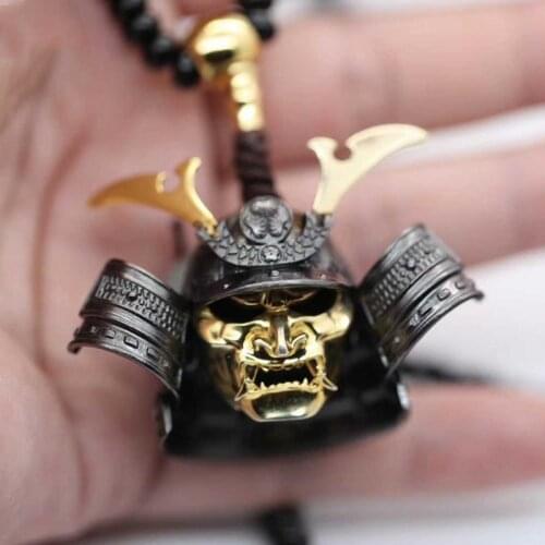 Robbery Ghost Warrior Japanese Samurai Undead Sterling Silver S925 Pendant Men and Women Domineering Necklace Jewelry Free Ship