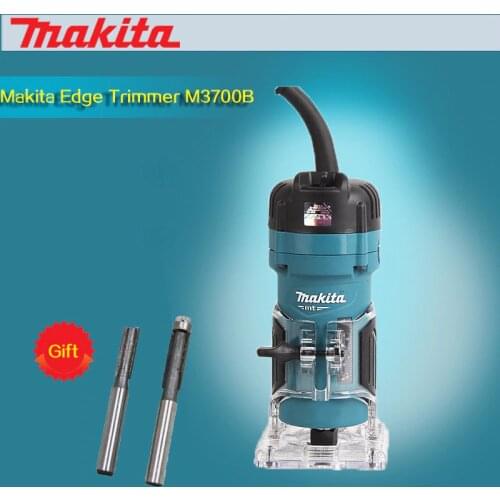 New Japan Makita M3700B Woodworking Edge Trimmers 530W Wood Slotting Machine Speed 35000rpm Carving Furniture 6mm Dianmu Milling