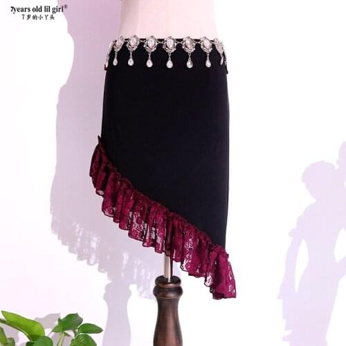 Tribal Belly Dance Norway Hemp Plus Lace Beveled Crotch Dress Brand Design BQ119