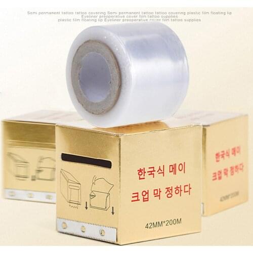 Semi-permanent Makeup Tattoo Plastic Wrap Preservative Film for Eyebrow Lip
