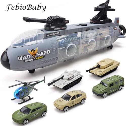 Portable Hot Design Metal Alloy Toy Vehicle Cannon Submarine 2 Styles Army Truck Car Toys for Children Toddler Mini Car Toy