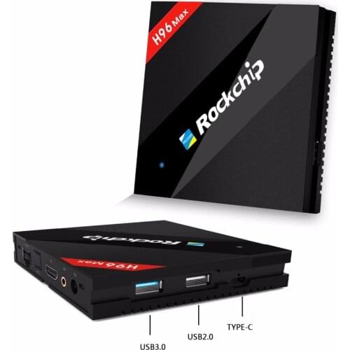 2017 New arrival H96 MAX RK3399 six core 4GB RAM 32GB ROM android 7.1 smart tv box RK3399