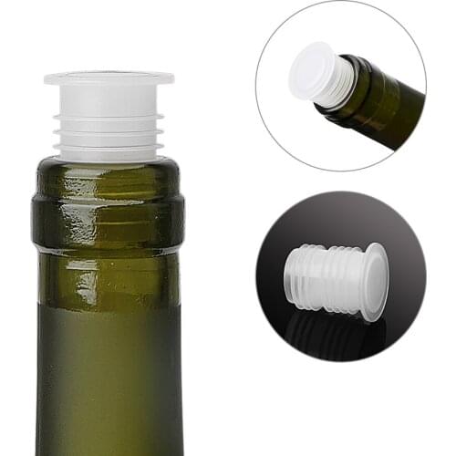 Red Wine Bottle Stopper Wine Bottle Cap Stopper 10 piece/set Bar Tool Plastic Kitchen Accessories Glass Bottle Save Plug