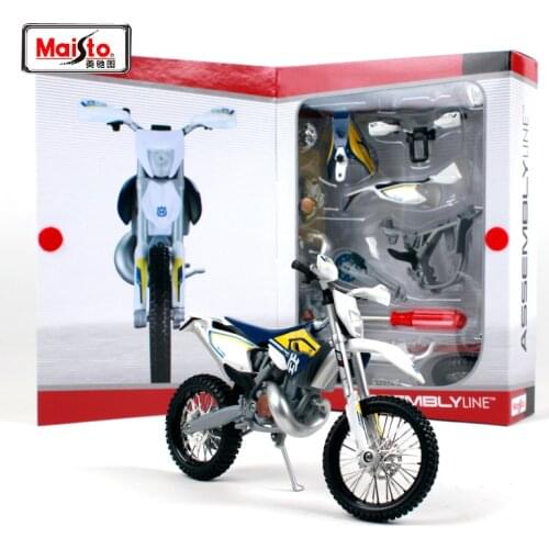 Maisto 1:12 Husqvarna FE 501 Assembly DIY MOTORCYCLE BIKE Model Kit For Kids Gifts Toy Free Shipping