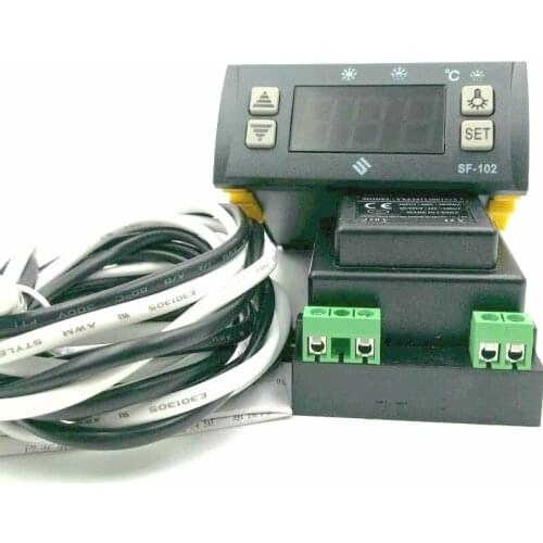 SF-102 Cool Room Fridge Digital Controller With Sensor Freezer Defrosting