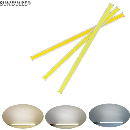 SUMBULBS 250*12mm LED COB Light Strip Bulb LED Lamp 12V DC 10W Lighting Source 25cm Bar Lights for DIY Auto Working Lamps