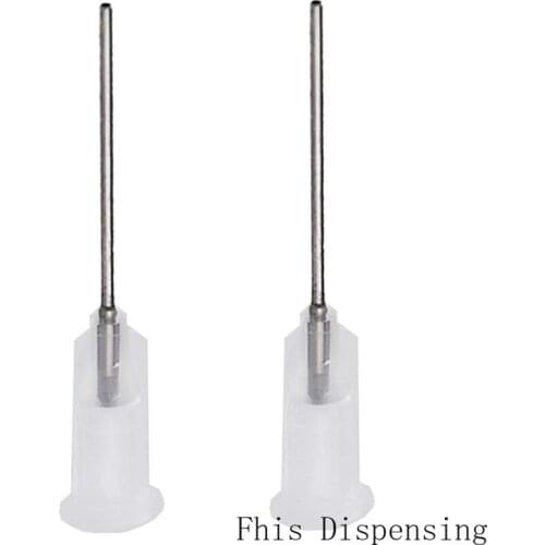 W/ISO Standard Dispensing Needles PP Luer Lock Hub Tubing Length Precision S.S Dispense 1 Inch 19G Blunt Tips Pack of 30