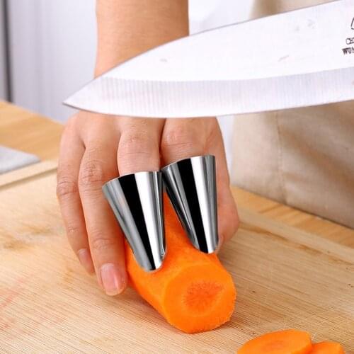 Finger Guard Protect Knife Cut Finger Protection Tool Stainless Steel Figner Nut Opener Kitchen Gadgets