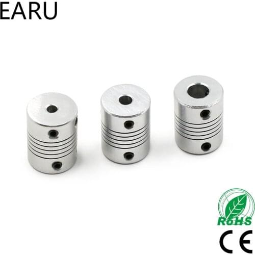 1pcs 5x8mm CNC Motor Jaw Shaft Coupler 5mm To 8mm Flexible Coupling OD 19x25mm wholesale Dropshipping 3/4/5/6/6.35/7/8/10mm