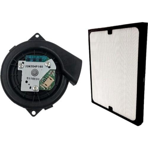 1 Pcs Engine Ventilation Fan Motor & 1 Pcs for Blueair Air Purifier Filter 303 203 201 270E HEPA Air Filter