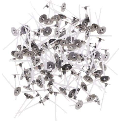 200x Pre - waxed Candle Wicks and 10x Plastic Round Tealight
