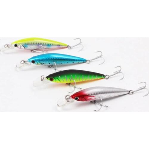 4pcs/pack 8g/70mm HMY70 model small size light hard Minnow lure bait fresh trout fishing bionic bait fishing bait fishing tackle