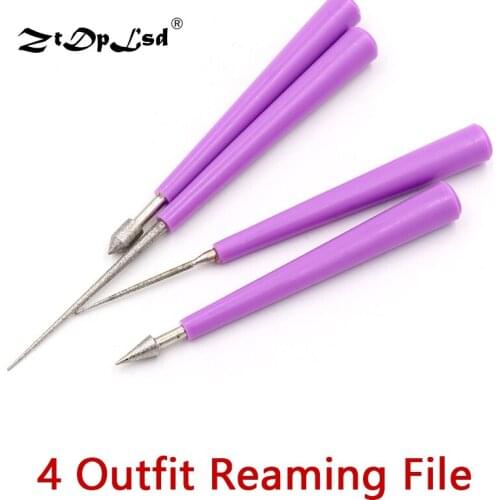 4PCS Diamond Wood Rasp Files Needle Mini File Set Carving Tools Metal Filing Emery Grinding Mixed Reaming Diy For Jade Plastic