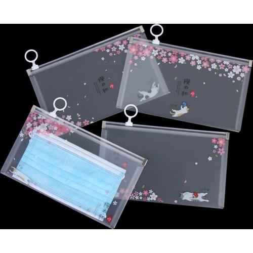 4pcs Face Masks Cover Bag Portable Face Shield Holder Masks Storage Case Save Travel Organizer Use For Car Interior Supplies