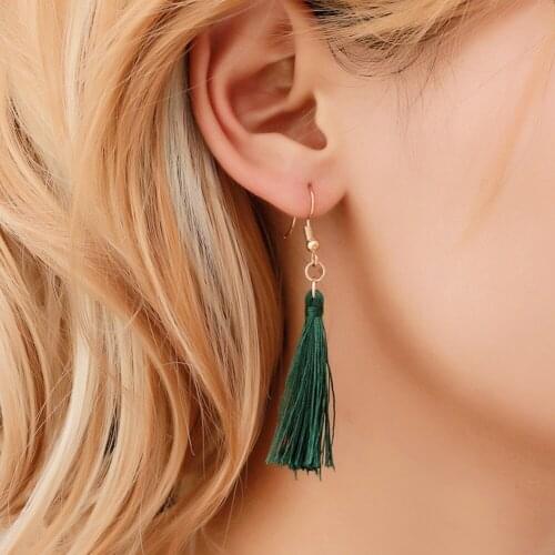 6 Pairs Ethnic Boho Tassel Long Hook Earrings Vintage Boho Leaves Pineapple Cat Claw Ear Studs for Women Charm Jewelry Gift Set