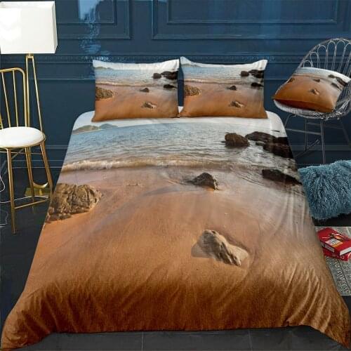 Andaman Asia Bay Beach Boa Quilt Cover Pillowcase 3Piece Comforter Bedding Set With Pillow Case Single Double Duvet Cover