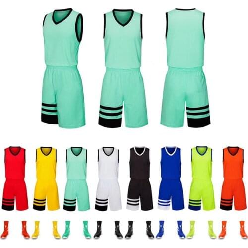 Basketball clothing suit Men and Women sweat-absorbent breathable and quick-drying adult childrens clothing, can be customized