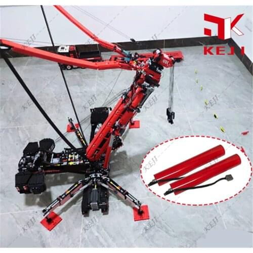 KEJI Large Putter Fit for MOC-20920 LTM11200 Technic Crane Metal Push Rod Support Liftarm in Building Blocks Bricks