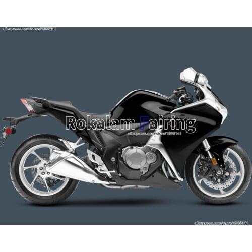 For Honda VFR1200 2010 2011 2012 2013 VFR 1200 10 11 12 13 Black Aftermarket Motorcycle Fairing (Injection molding)